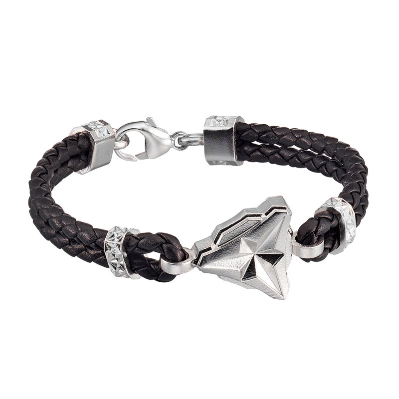 Lumoava Primus rannekoru, musta nahka